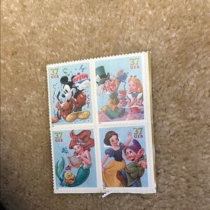 Vintage The Art of Disney Celebration Postage Stamps (2005)